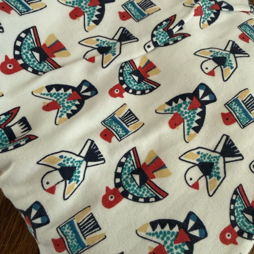 Roller Rabbit like new pajamas - colorful bird print - Picture 2 of 4
